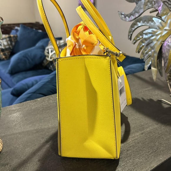 Kate spade yellow small tote bag! New with tags! - Picture 7 of 8